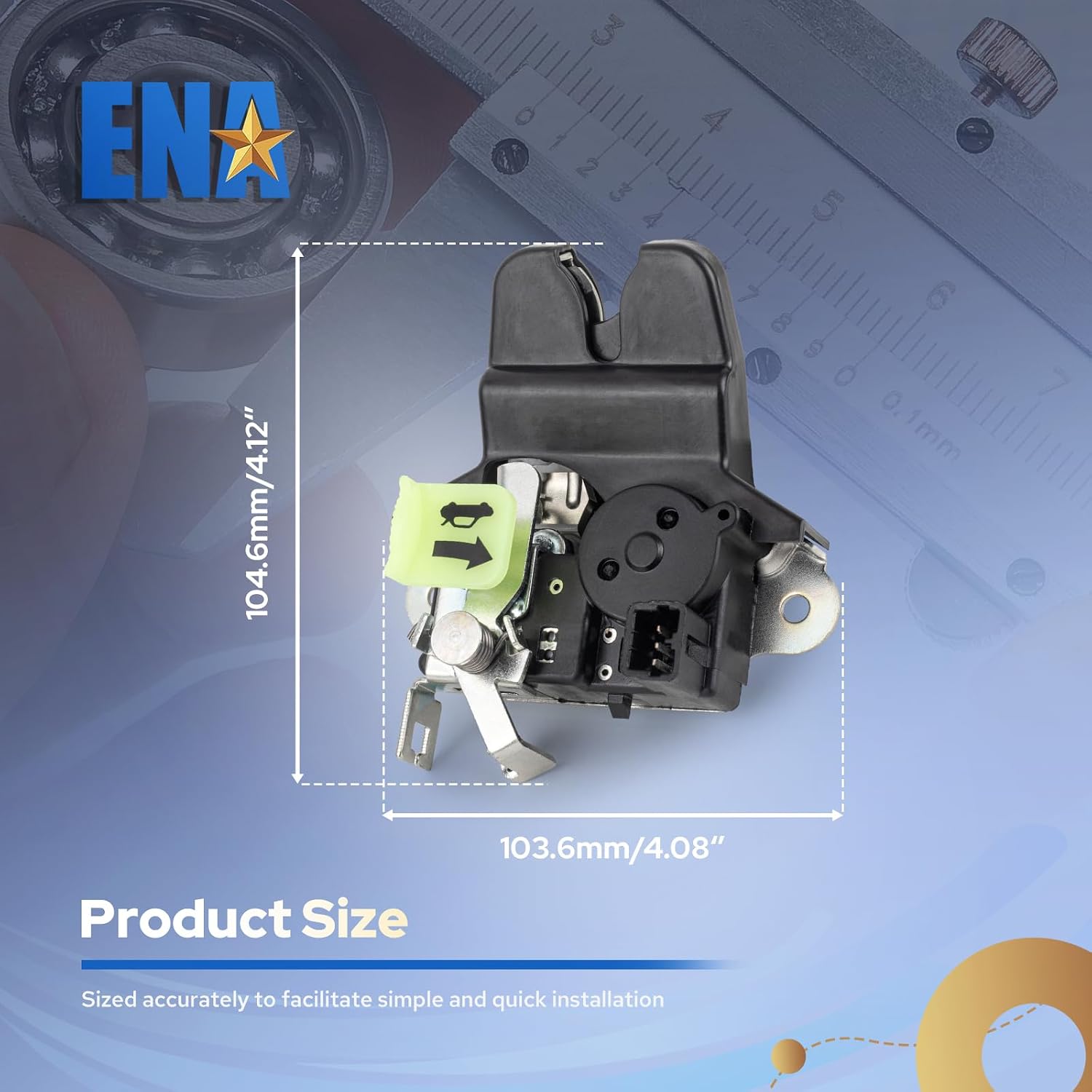 ENA Power Door Lid Lock Latch Actuator Assembly Rear Liftgate Trunk Compatible with Kia Optima 2011 2012 2013 2014 2015 Replacement for 81230-2T001 812302T001 812302T000 81230-2T000