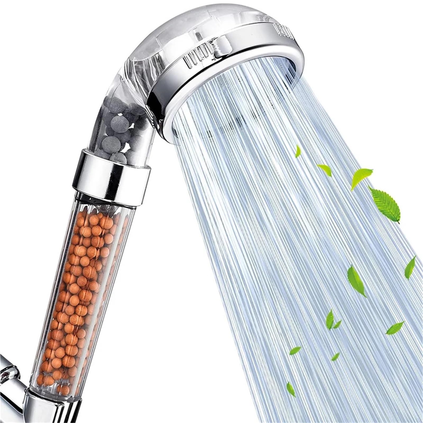 Shower Head Shower Head 1pc Filtered High Pressure Water Saving Spray Handheld Clear Showerheads with with Filter Beads for Bathroom