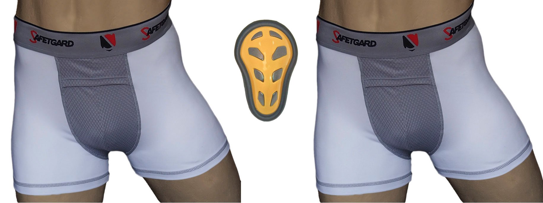 SafeTGard2 Pack Youth Boxer Brief with Single Cage Cup