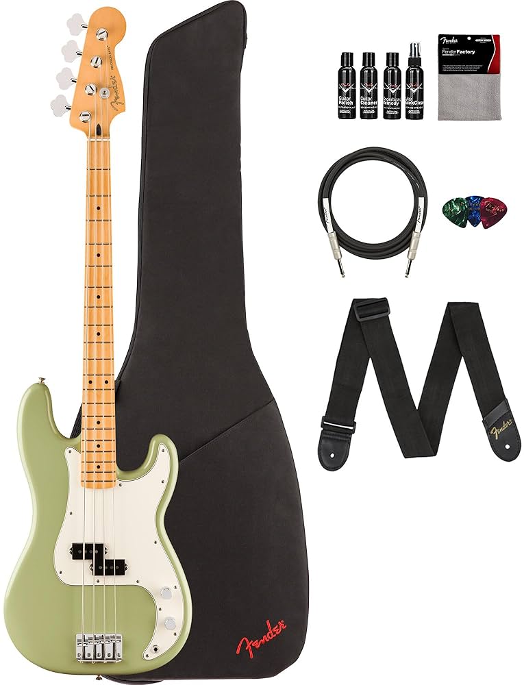 エレキベース グリーン 34インチ Limited Edition American Ultra Jazz Bass -Mystic Pine Green