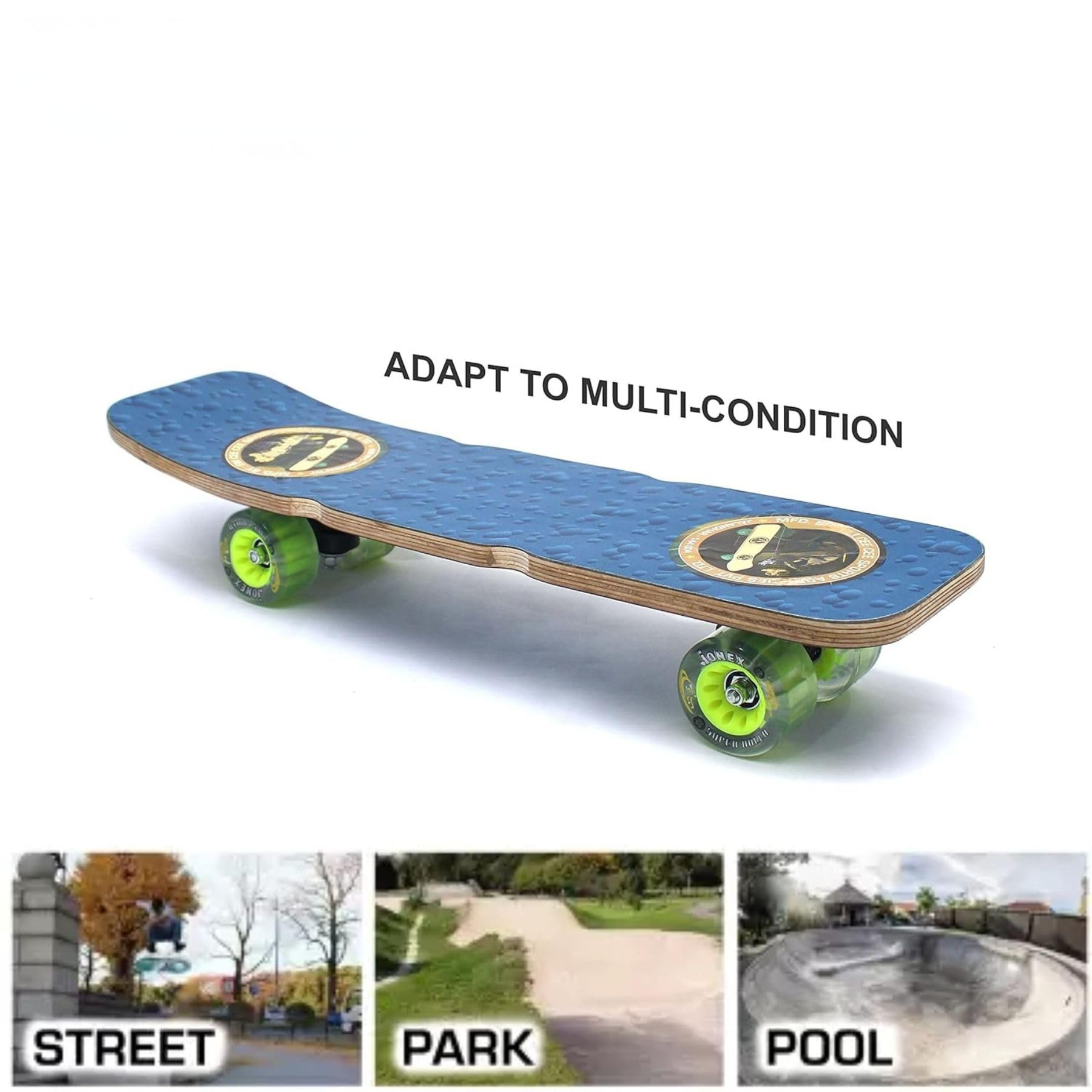 Buy PRAJAPATI PALACE Wooden Skateboard for Seniors & Adults