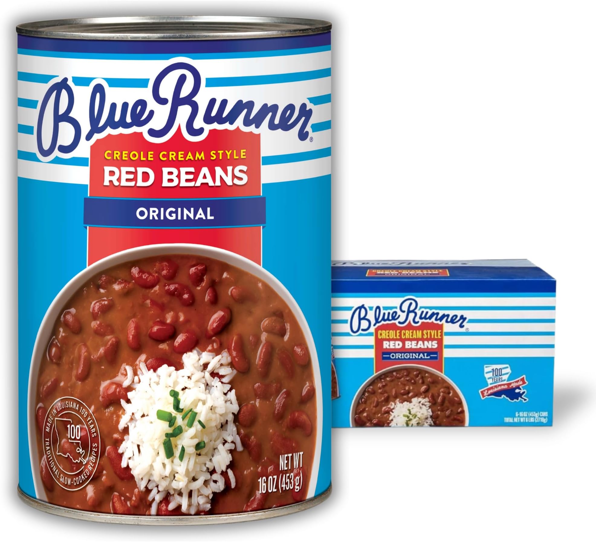 - Creole Cream Style Red Beans, 1 Pound (Pack of 6) - Easy Heat and Serve for Delicious Meals - Authentic New Orleans Flavor
