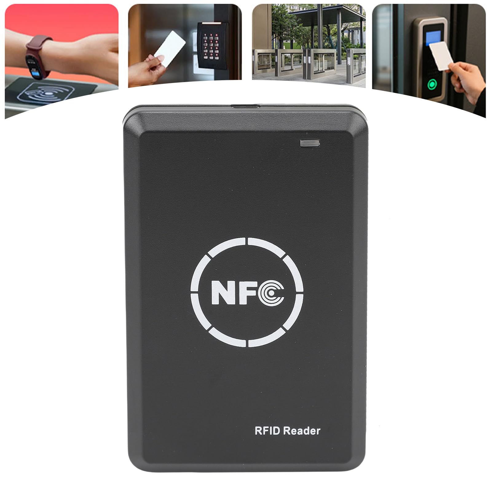 Greensen Lector/Escritor NFC, Copiador/Duplicador de Tarjetas IC, 13.56MHz 125KHz, Descifrado de Alta Eficiencia, para Tarjeta de Ascensor AWID