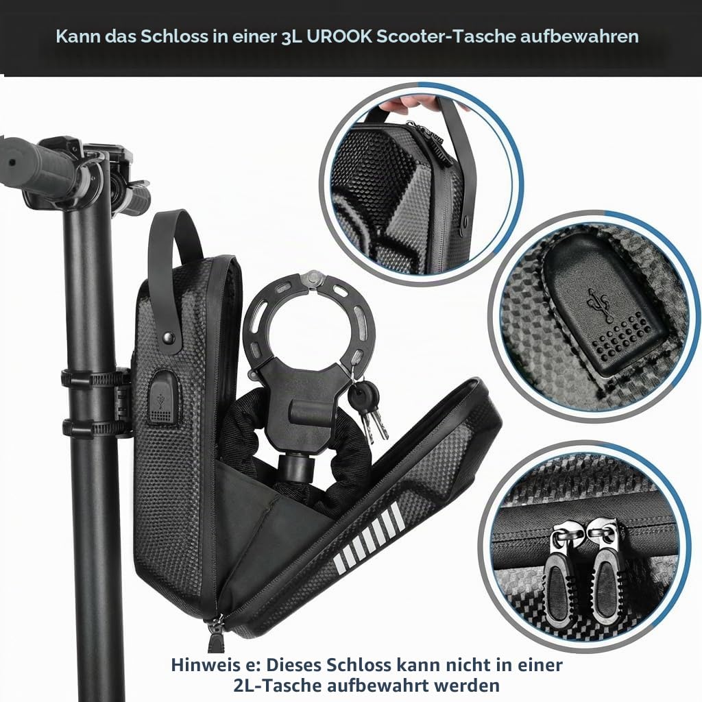 Rollertasche,Zubehör für Elektroroller und Elektrofahrräder