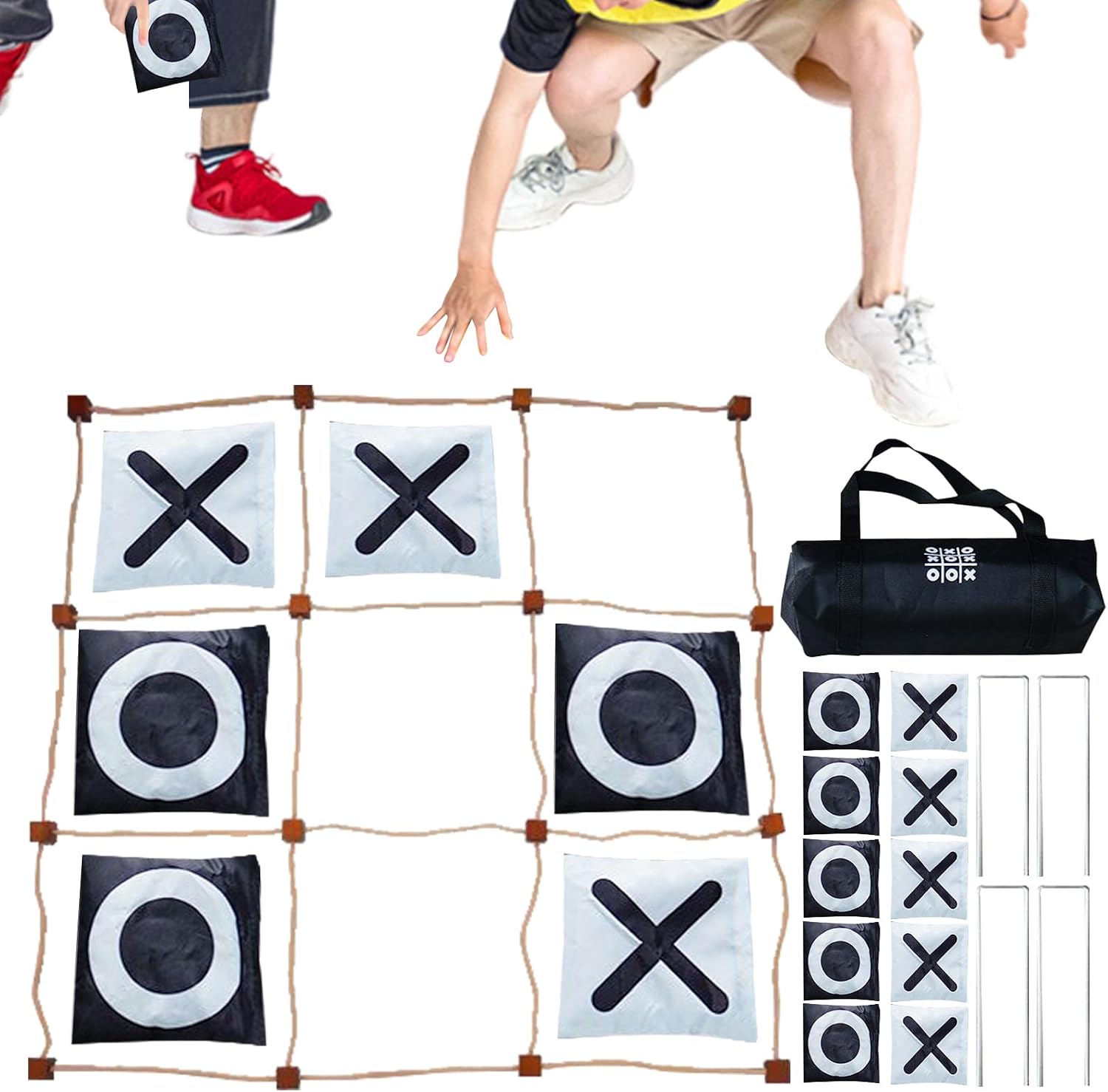 Beanbag Throwing Ga- 1800gGiant Backyard Beanbag Game, Interactive Throwing Toy, Social Outdoor Activity Toy, Fun Lawn Challenge Set, Engaging Garden Play Kit, Dynamic Beach Target Toss | Camping Picn