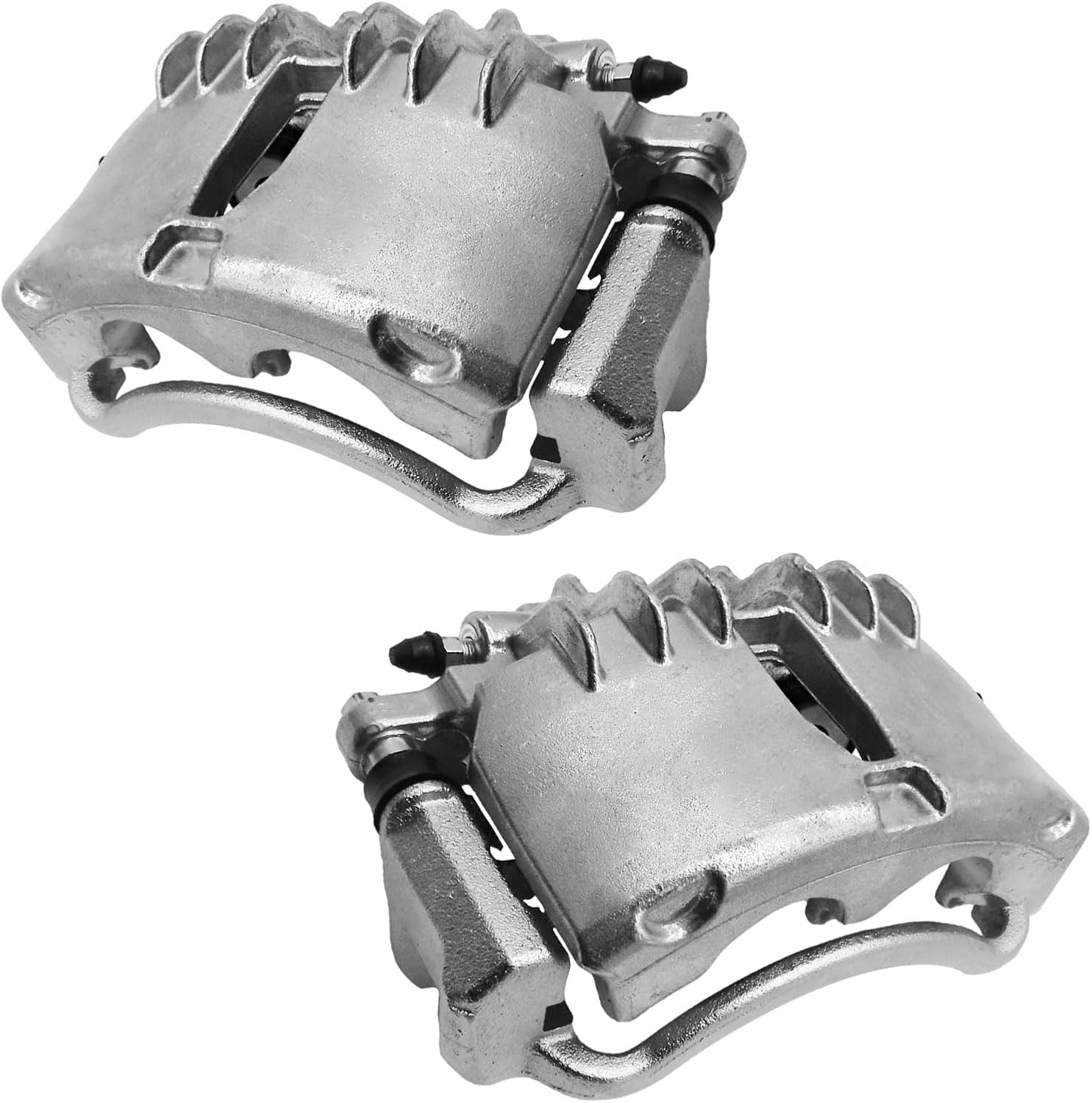 Front Brake Caliper with Bracket Compatible With 1999-2002 Ford Mustang 3.8L/4.6L 2.0-Door, Front Driver and Passenger Side, 18-B4723 18-B4722, 2 Pcs