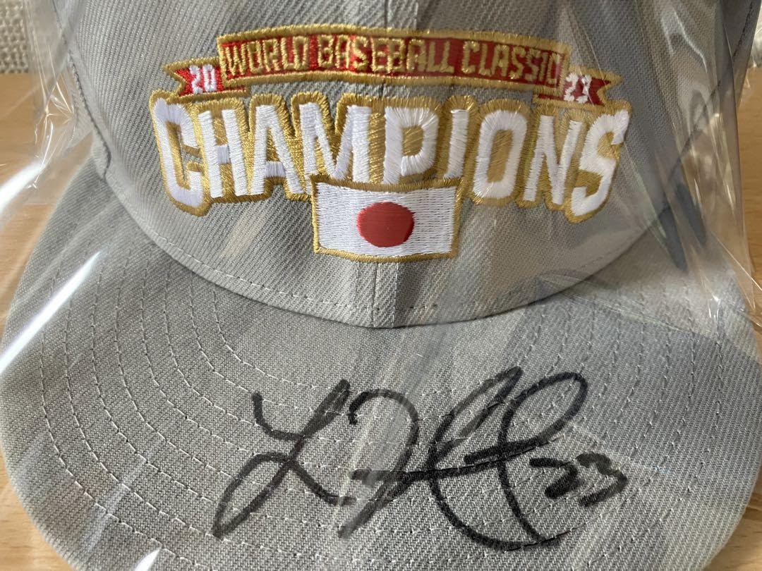 Amazon.co.jp: ヌートバー直筆サイン入りWBC2023優勝記念キャップ 