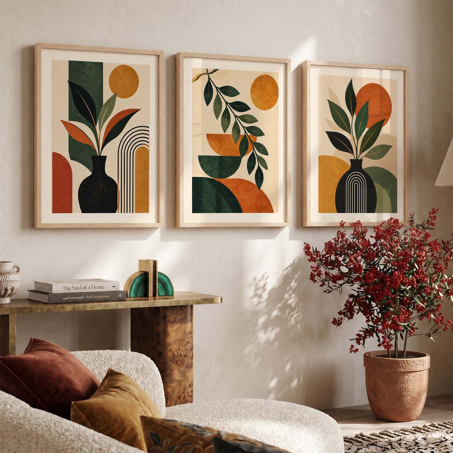 Bohemian Art Prints - 3 Maximalist Frames -8 Bohemian Art Prints - 3 Maximalist Frames -8
