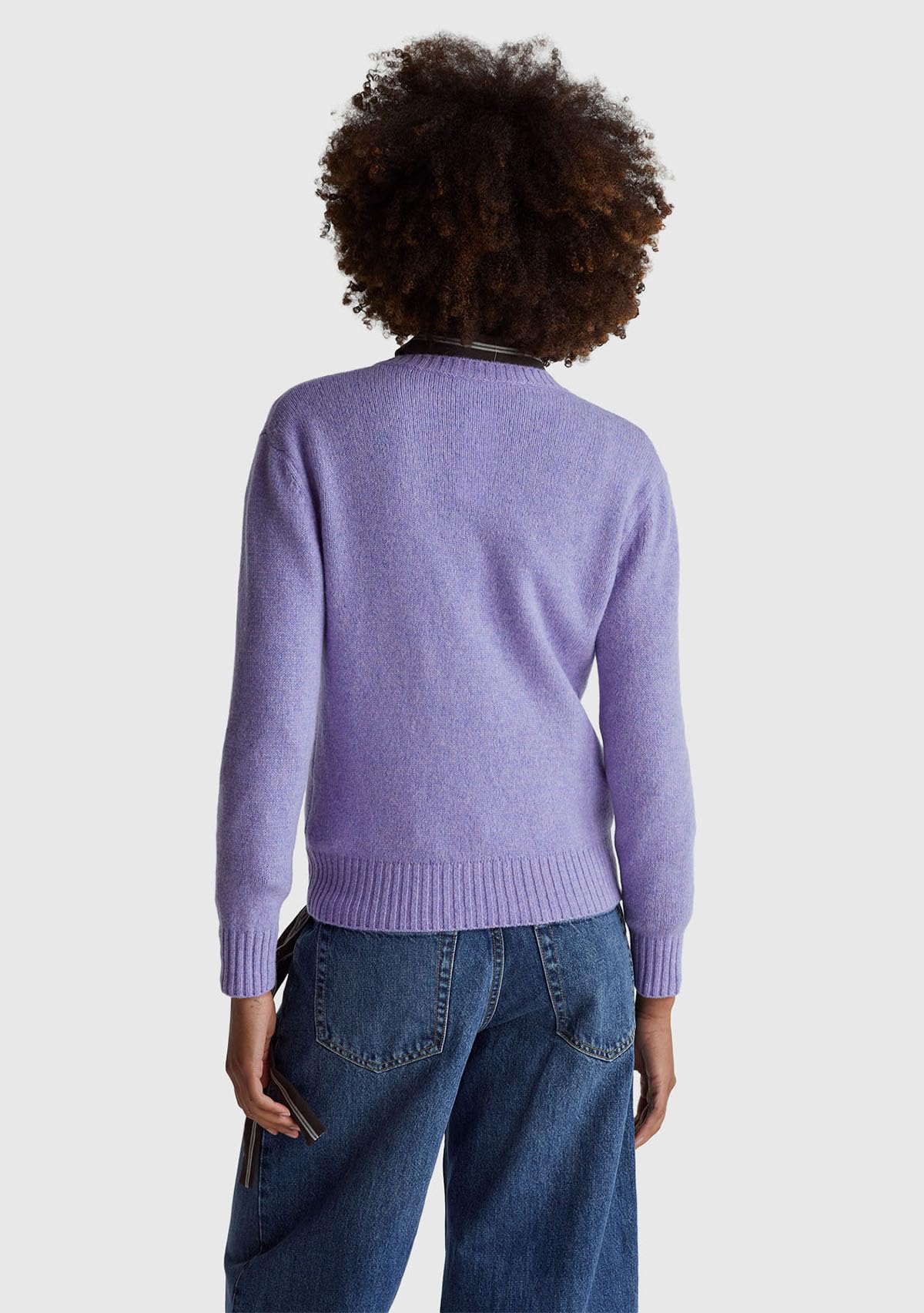 United Colors of Benetton Maglia G/C M/L 103me1n23 Maglione Donna (Pacco da 1)