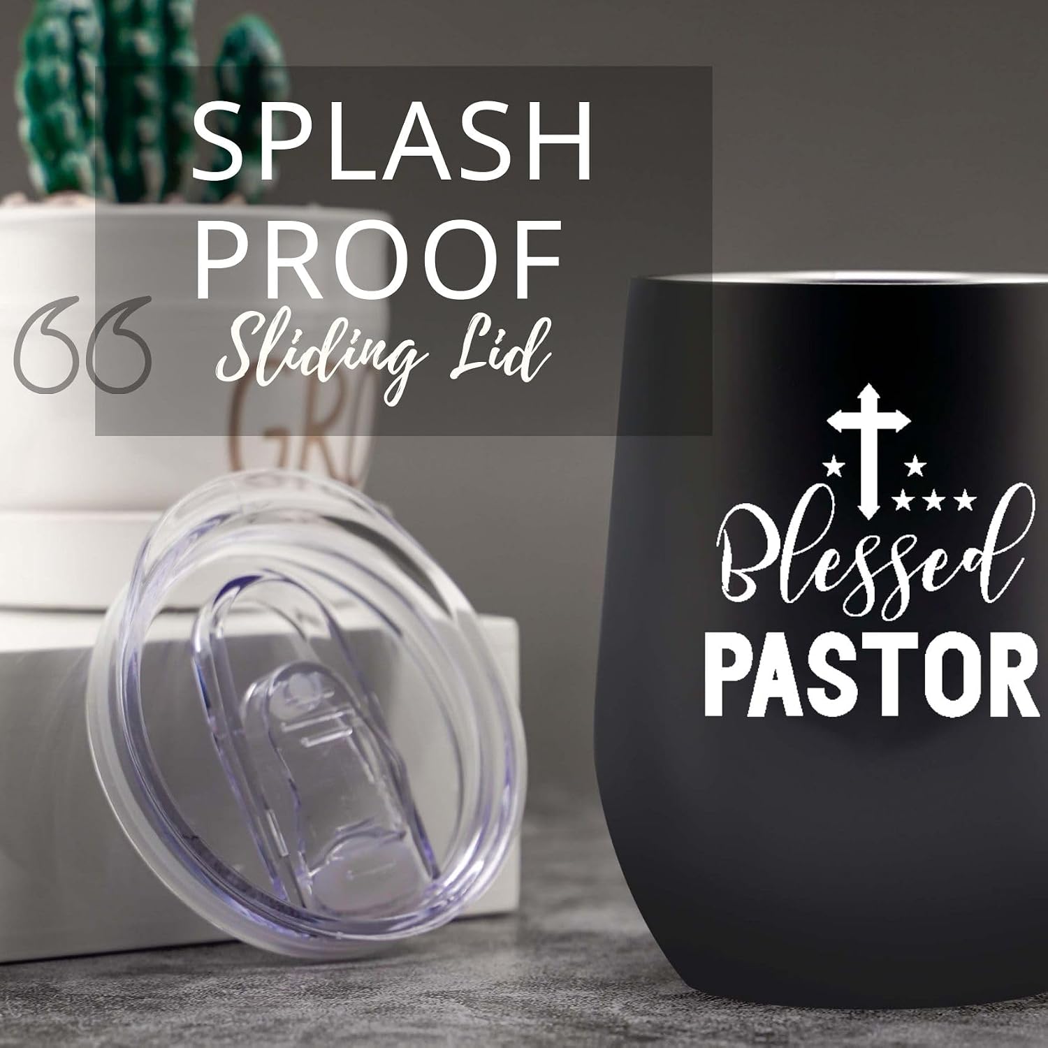 Onebttl Pastor Gifts for Pastor and Wife, Pastor and First Lady, 12 oz Stainless Steel Tumbler set of 2, Gift Idea for Appreciation, Wedding, Thanksgiving, Christmas, Birthday