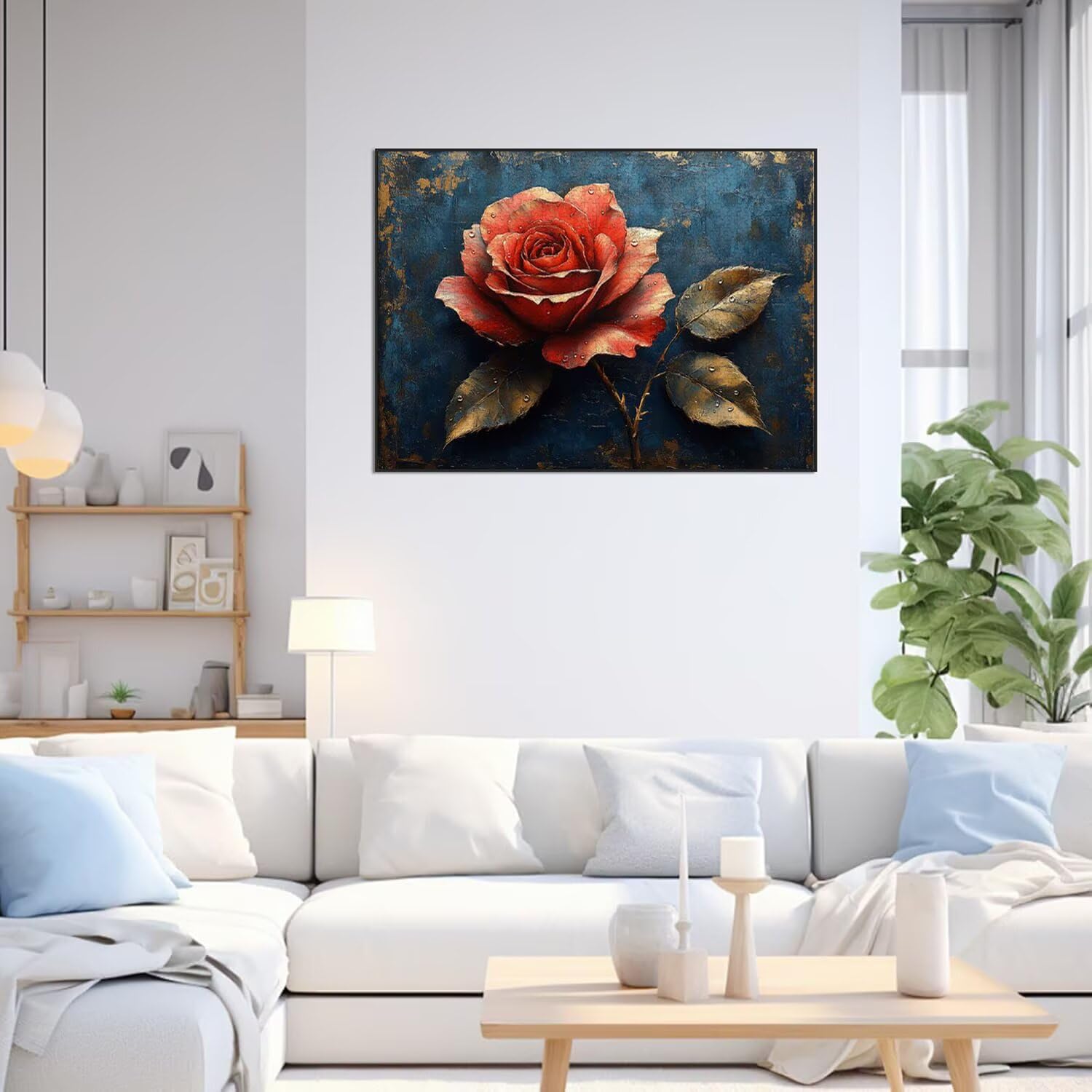 Puzzle 1500 Teile für Erwachsene, 3D Puzzle Rose Holzpuzzles, n-531 | Puzzlematte Abstrakt, Heimunterhaltung, Entspannung Meditationspuzzle, Impossible Klassische Jigsaw Puzzles, Home Decoration