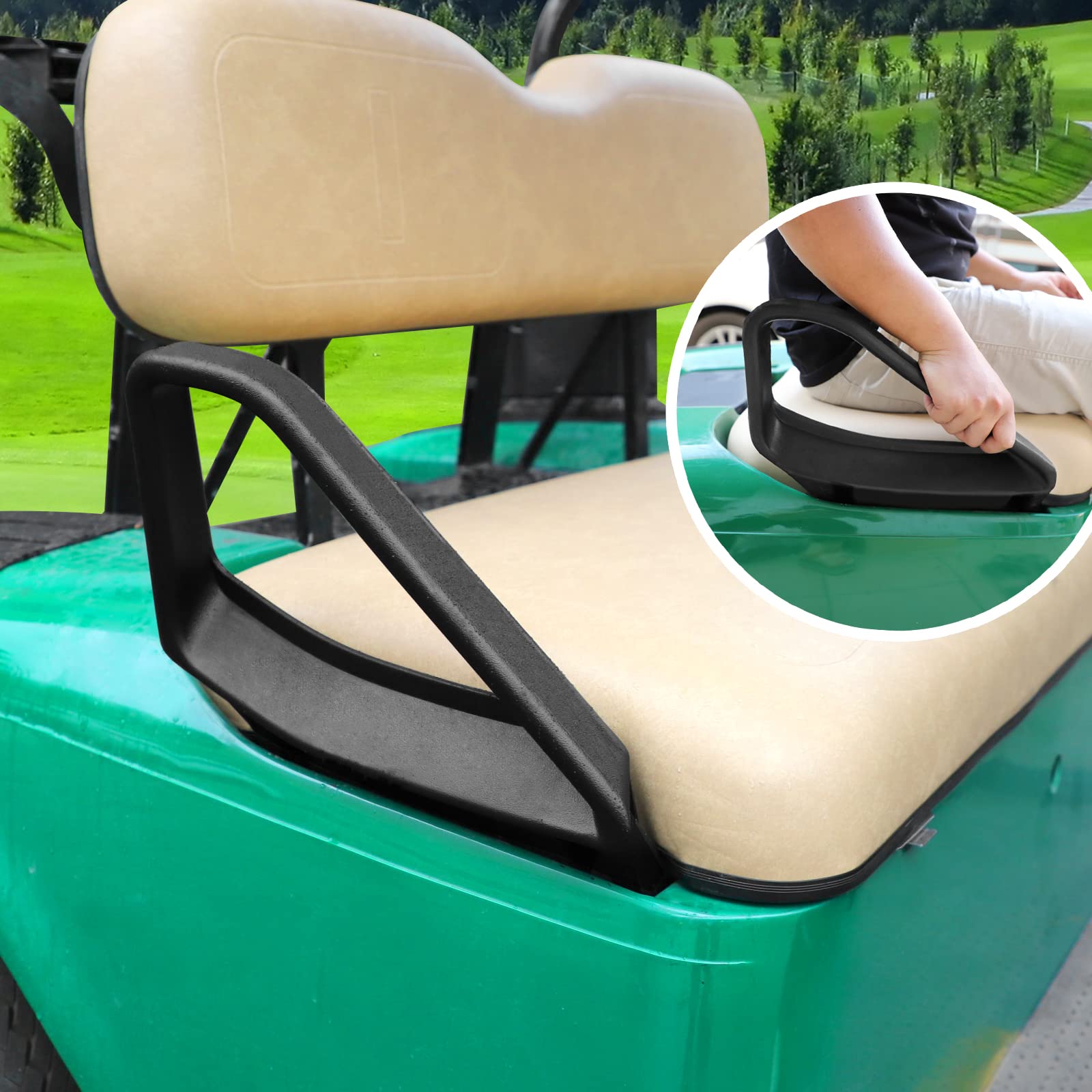 Roykaw Accoudoir de voiture de golf côté conducteur et côté passager pour modèles EZGO TXT à partir de 1994, remplace OEM # 71701-G01, 71702-G01