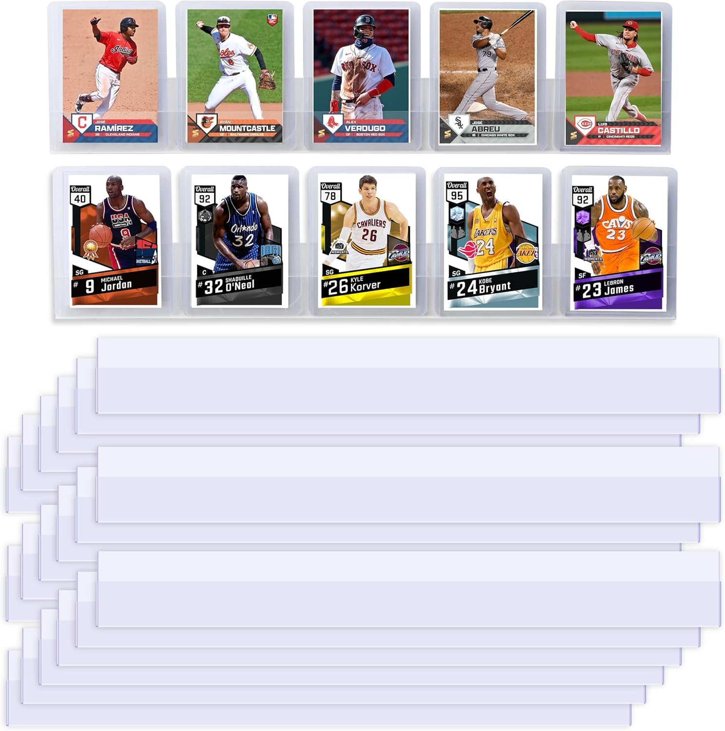 Présentoir Acrylique 3 Niveaux Pour Cartes De Baseball - Élégant Et Pratique Pour Exposer Vos Cartes à Collectionner