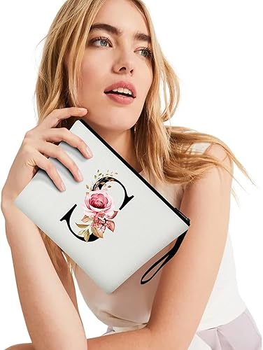 Miniatura 6 de Vavabox A-Z - Bolsa de maquillaje personalizada, regalos de cumpleaños para mujeres y madres, regalos para mejor amiga, bolsa de cosméticos de dama