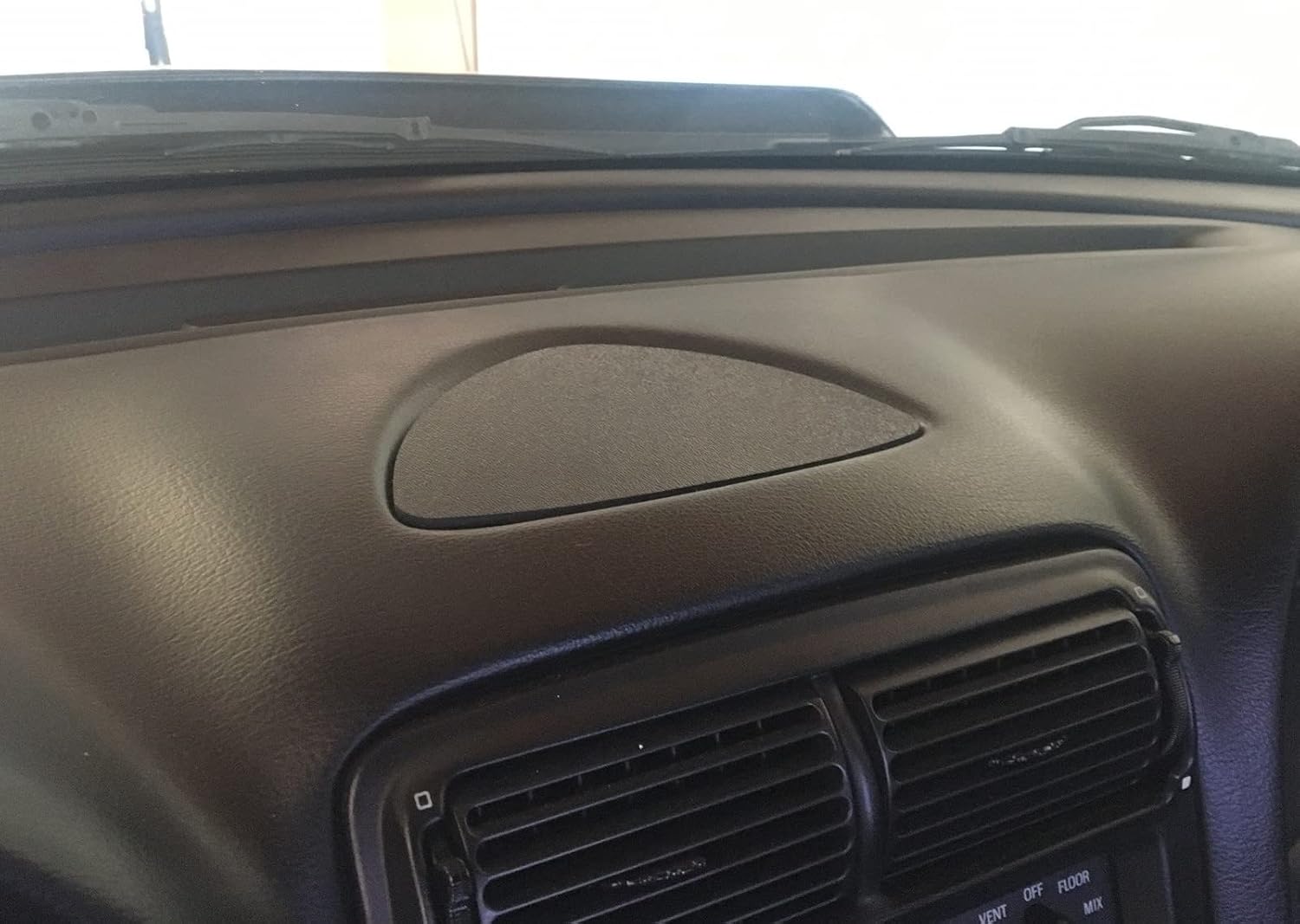 Dash Clock Pod Delete Panel for 1994-2004 Ford Mustang SN95 New Edge GT Cobra V6