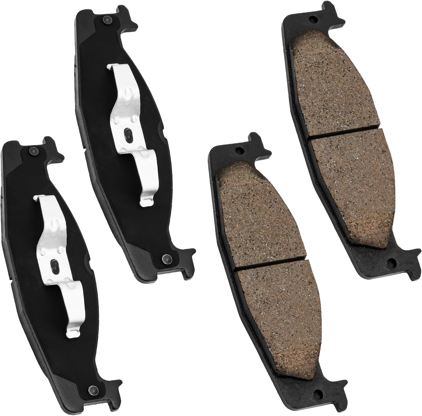 PHILTOP Ceramic Front Brake Pads For Ford F150 1994-1996, 4 Pcs replace # D632