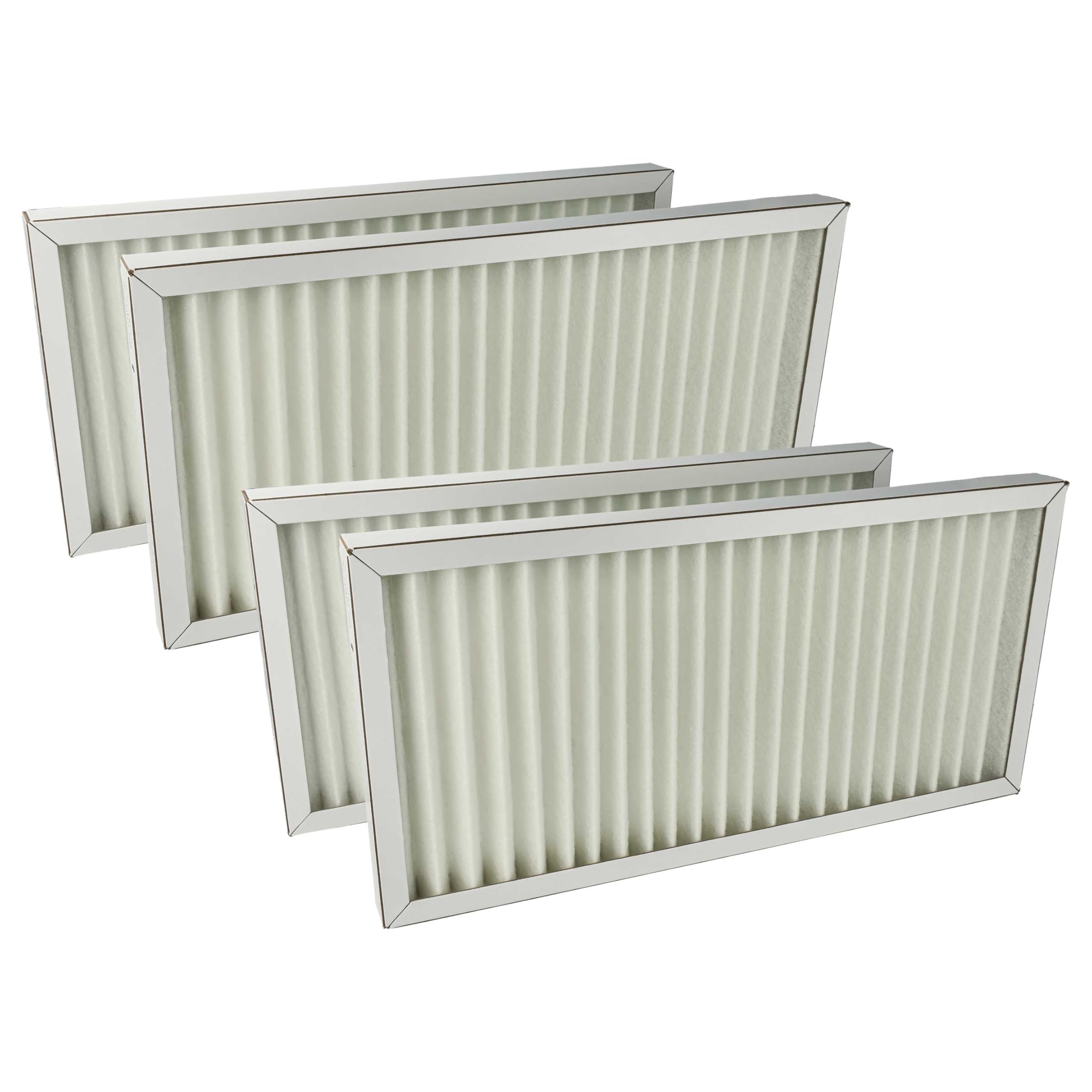 vhbw 4x Luftfilter M5 kompatibel mit Stiebel-Eltron LWZ 304 Trend, LWZ 404 Eco, LWZ 404 flex Lüfter, Ventilator, Lüftungsgerät (4x Feinstaubfilter)