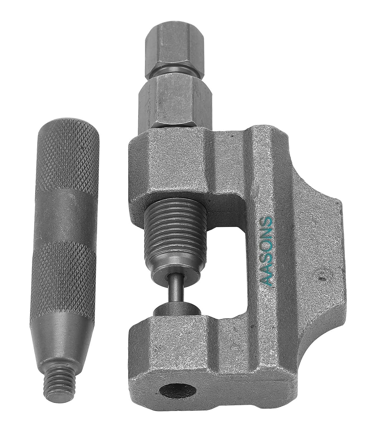 AASONS Motorcycle Sprocket Chain Breaker Chain Removal Drive Splitter Cutter Link Repair Cutter & Riveting Tool Universal for All Types of Cycles Bikes ATV Chains