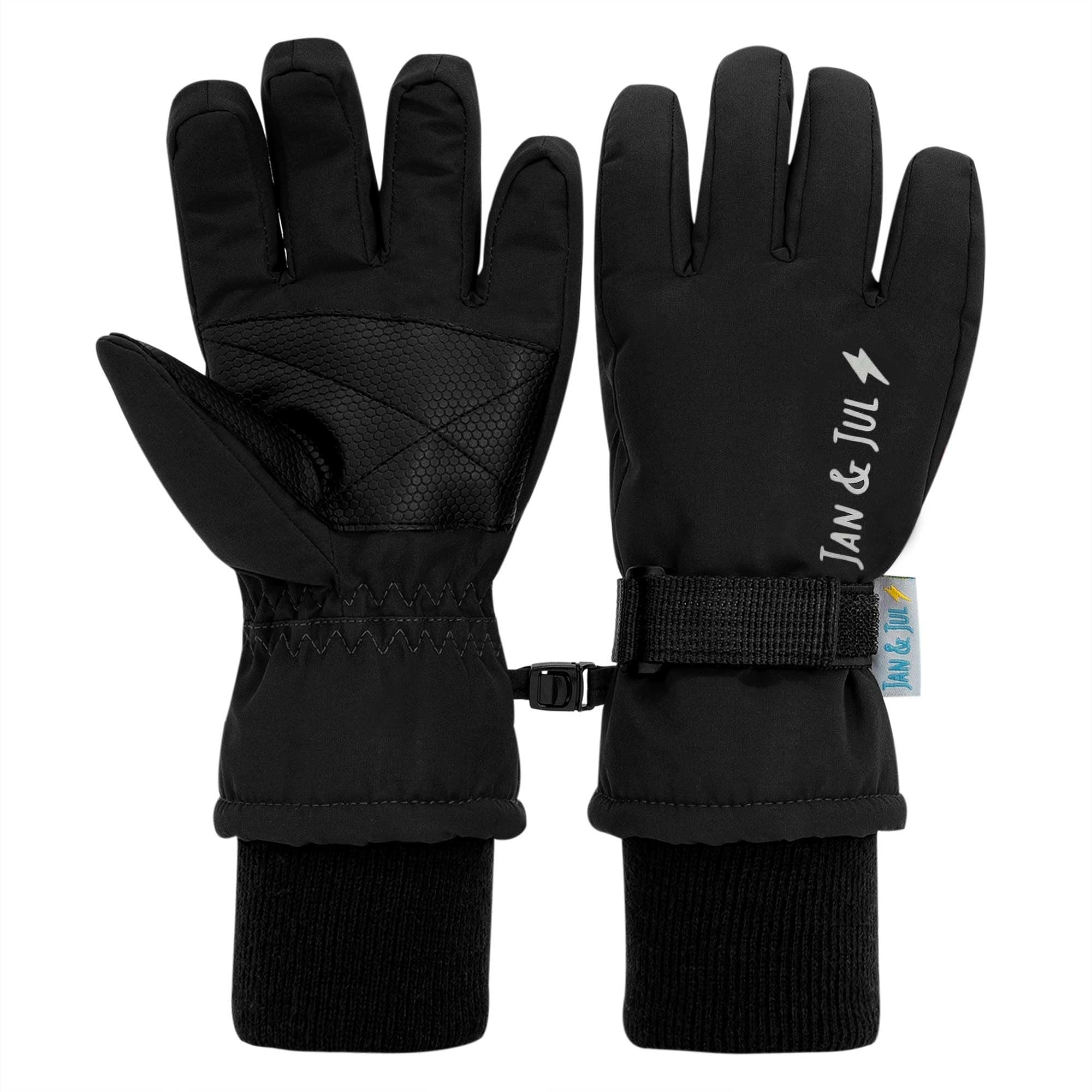 JAN & JUL Guantes de invierno impermeables aislados para niños
