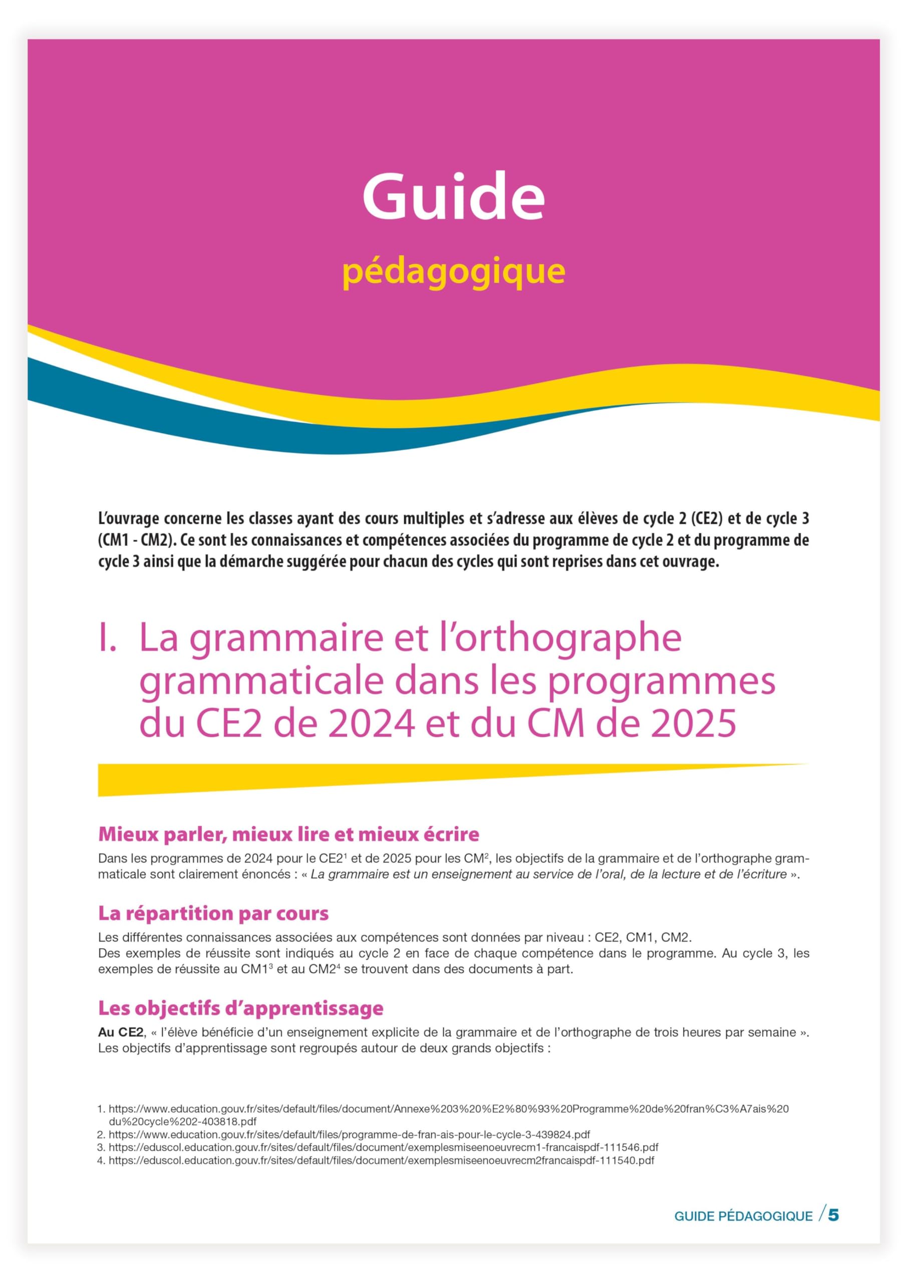 Méthode testée en classe - La grammaire au jour le jour - la Moufle