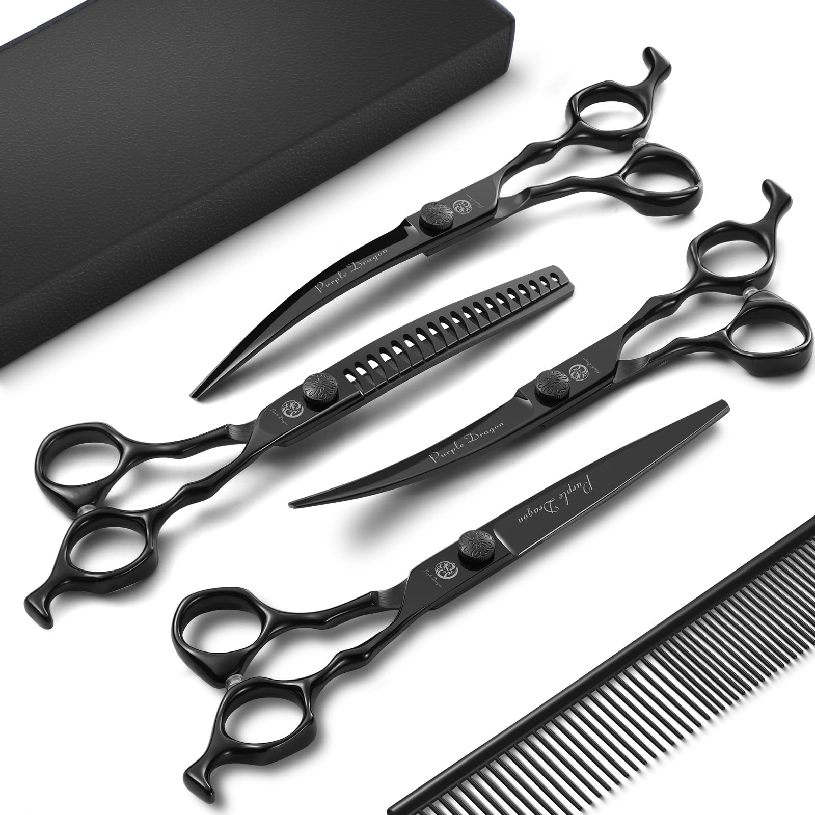 Purple Dragon Scissors Set