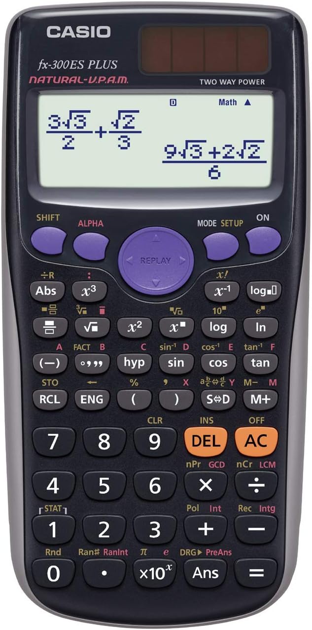 Fx 991ex Log2 Calculator Casio Sharp EL-501WBBL 10-Digit