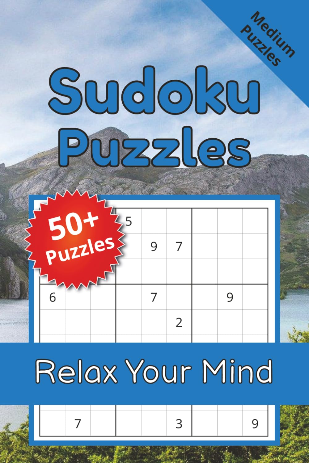 Sudoku Puzzle Book for Adults:: Medium Difficulty | 50+ Puzzles with Solutions | Brain Training & Relaxation