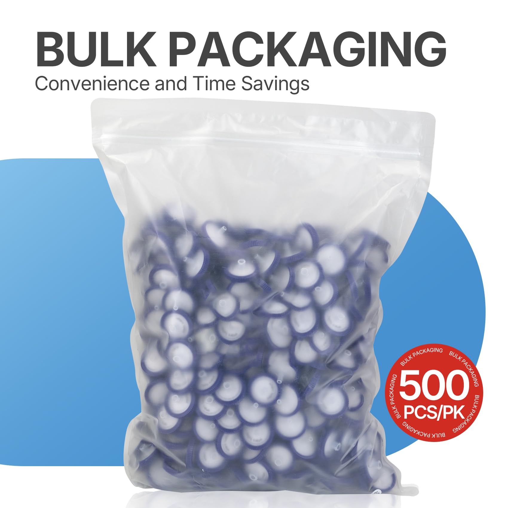500 unidades/bolsa de PVDF Filtro de jeringa hidrofílico de 0,45 μm tamaño de poro, diámetro de membrana de 25 mm, filtro de boquilla de laboratorio, HPLC y GC