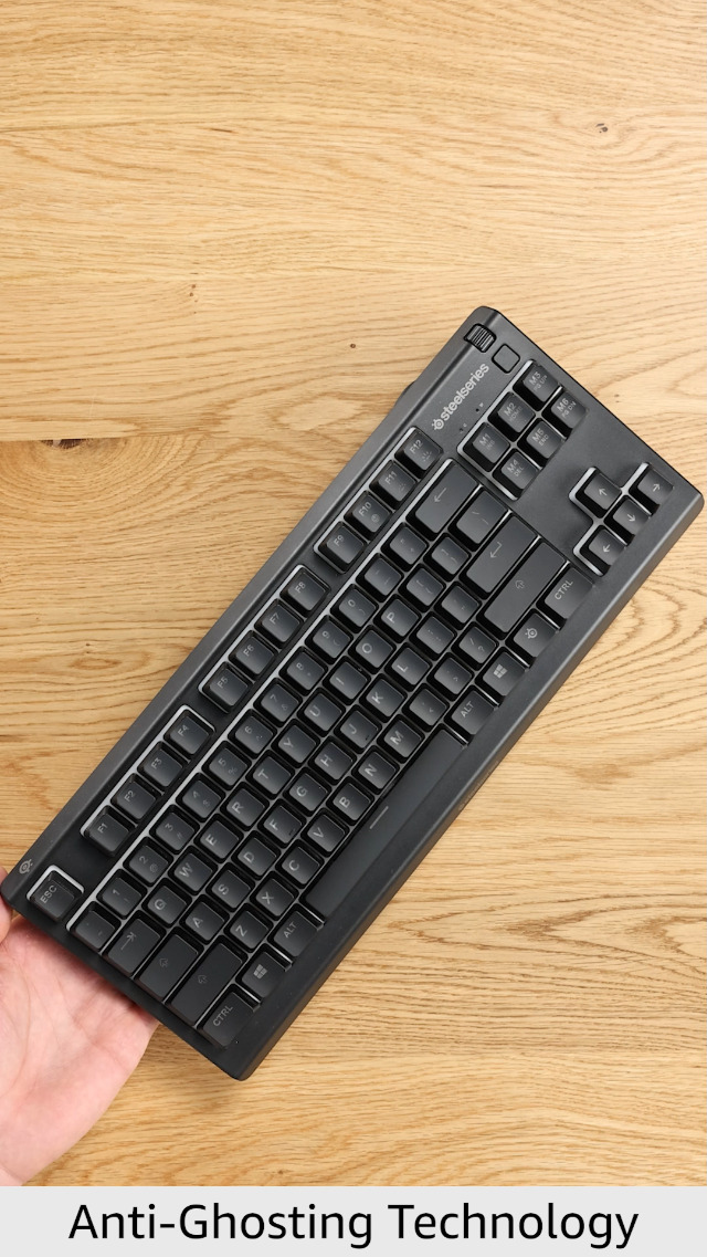 エクエル×3 SteelSeries Apex 3 TKL RGB Gaming Keyboard