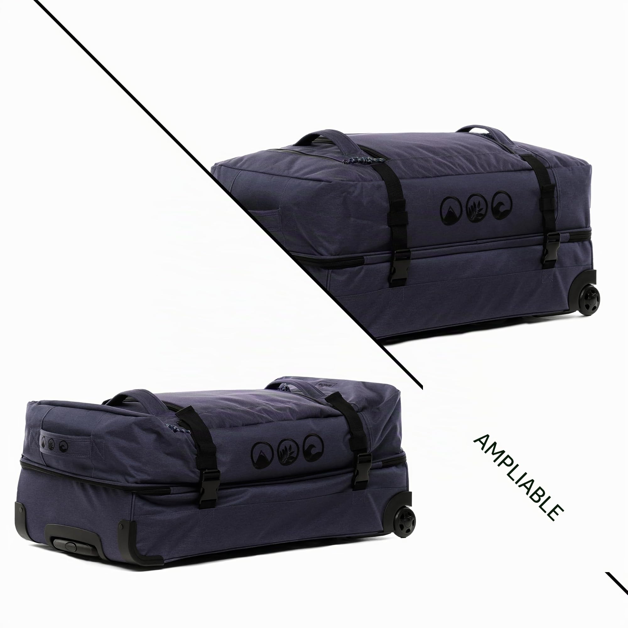Gran Bolsa de Viaje con 2 Rollos de Kane Trolley Maleta de 80 cm Bolsa de Deporte Grande Trolley de Viaje
