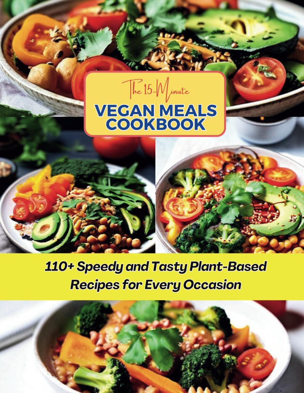 The 15-Minute Vegan Meals Cookbook : 110+ Speedy and Tasty Plant-Based Recipes for Every Occasion