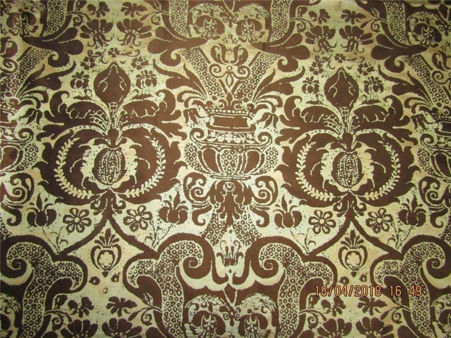 Soie dupion marron et or de 137,2 cm, l'histoire d'un tissu d'exception - 2