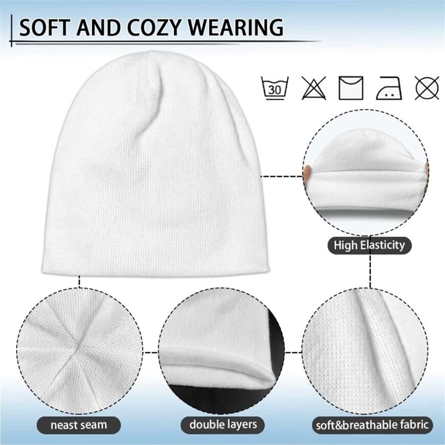 Babrukda Kids Winter Knit Hat Warm Hats Children Baby Beanie Skull Cap for Girls Boys Headwear - Image 3