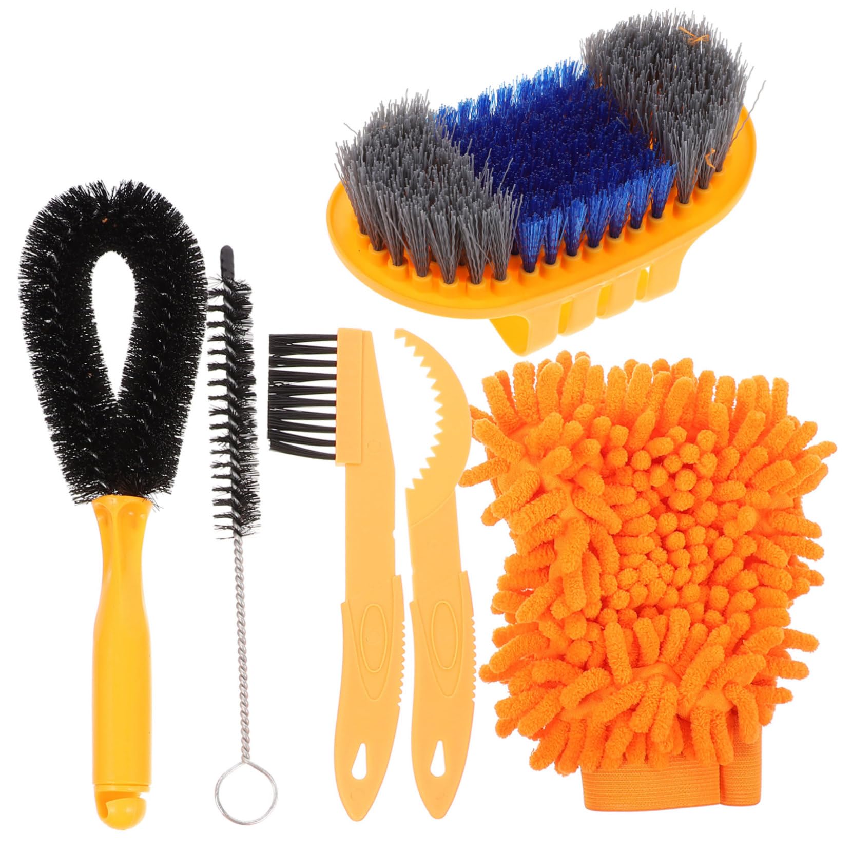 Milisten Pulizia Catena Bici Strumento Kit Accessori Manutenzione Lavacatena Pneumatico Ruota Dentata Dispositivo Pulizia Mountain Bike Strada