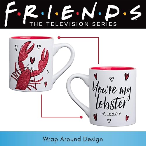 Miniatura 10 de Silver Buffalo Friends Central Perk Logo - Juego de 2 tazas que cambian de color, 20 onzas 14oz We Were On A Coffee Break