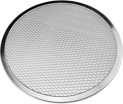 Miniatura 2 de AKOAK Pantalla antiadherente de aluminio para pizza, malla de piedra para pizza, 1 paquete (8 pulgadas)