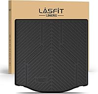 Vista 23 de LASFIT - Tapetes para Ford F250 y F350 2012-2016 sin palanca de cambio manual de tracción, protectores de TPE para todo clima, piso alfombrado