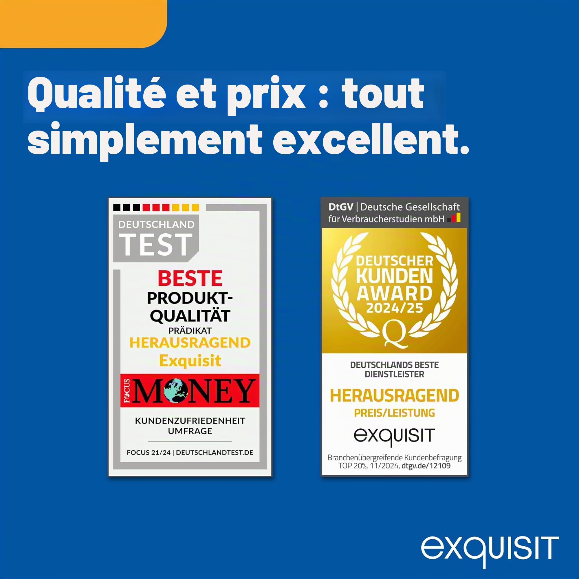 Exquisit EKS5131-V-040E Réfrigérateur encastrable pour chambre complète | Capacité utile 129 l, classe énergétique E, 39 dB(A) | Technologie de porte remorquée, éclairage LED, étagères en verre, bac à