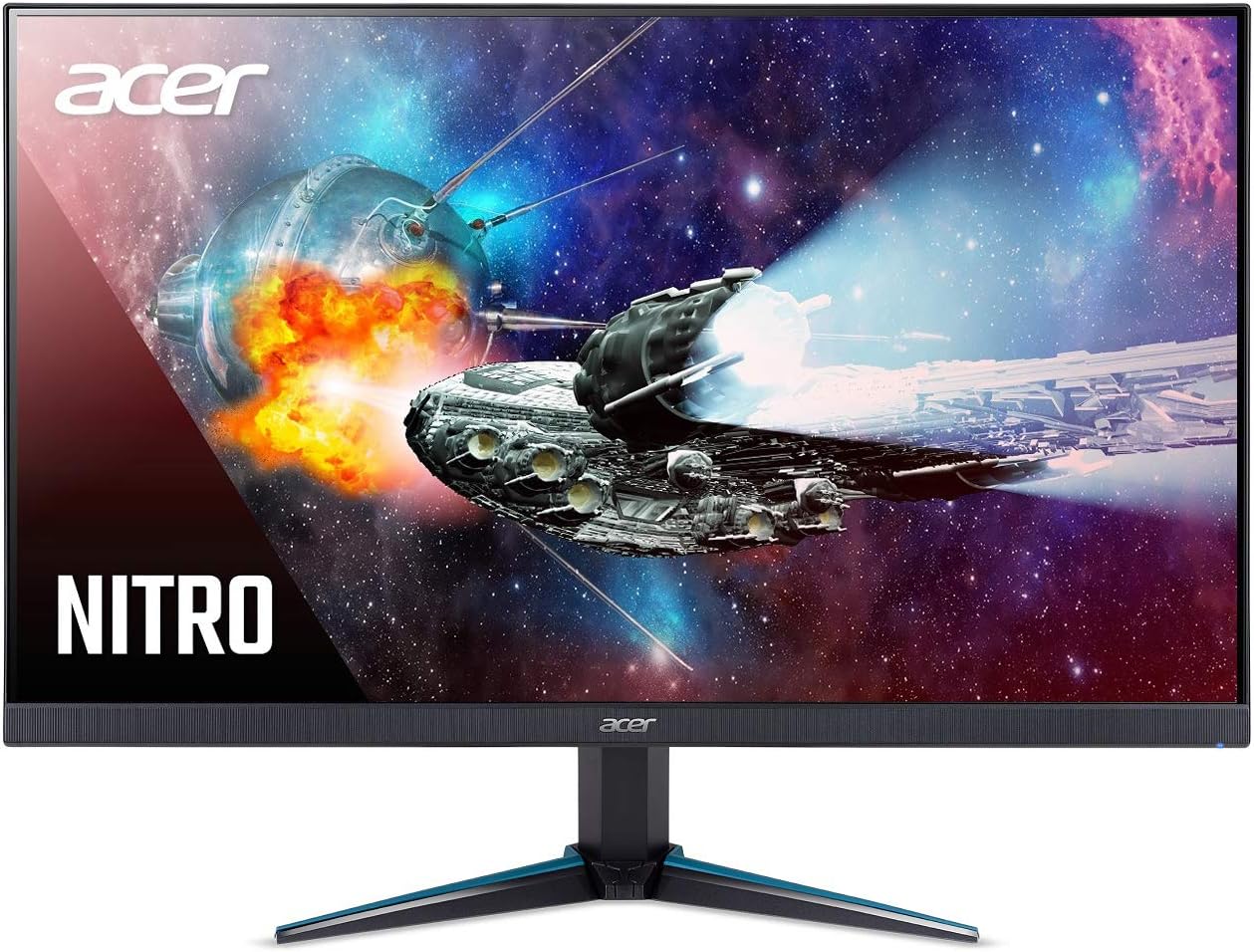 Acer Nitro VG240YU bmiipx 23.8" WQHD (2560 x 1440) IPS Monitor with AMD Radeon FreeSync Technology (2 x HDMI 2.0 Ports & 1 x Display Port),Black