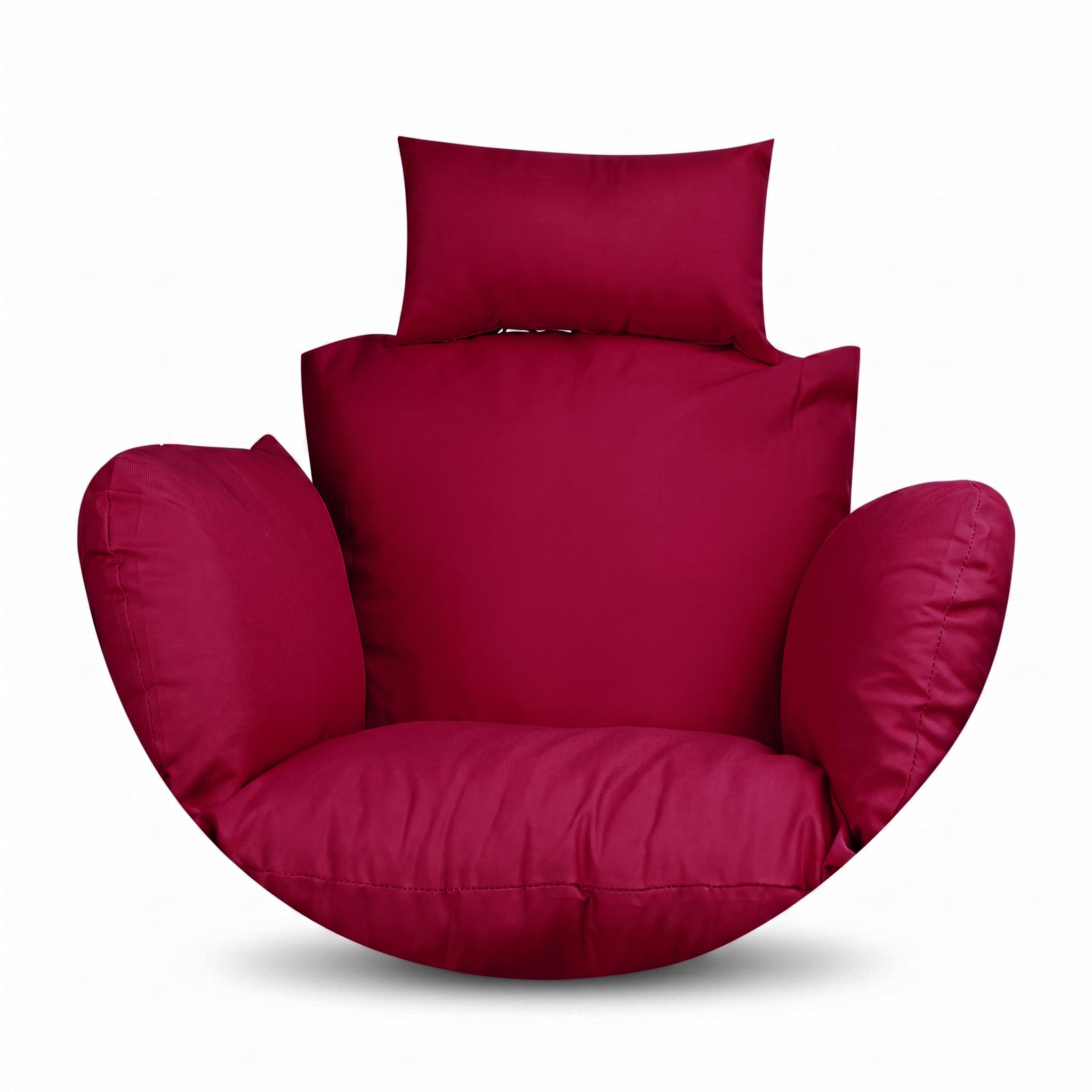 Striegro Purple Egg Chair Cushion Cover, Hanging Swing Cushion Cover Replacement For Swing & Egg Chairs, No Filling,