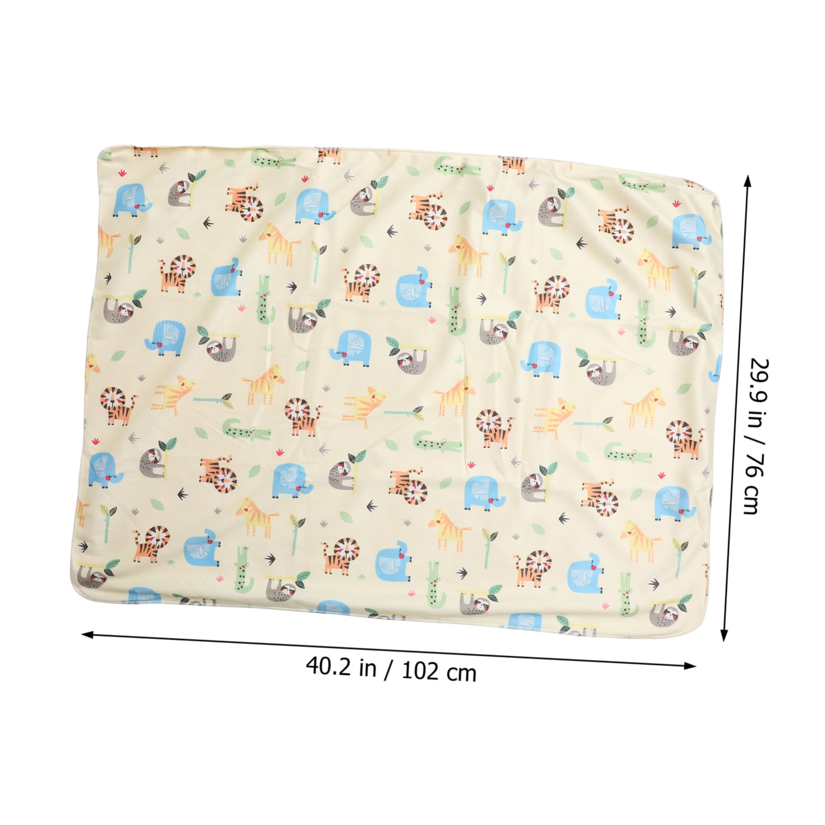 Toyvian Coperta per Bambini Stampa Cartoon in Coral Fleece Giallo