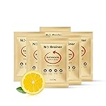 NO BRAINER Bathroom Cleaner Powder to Liquid | Natural Plant‑Based, Non -Toxic | Citrus Fresh for Tiles, Taps & Floors | No Bleach, No Residue | Kid & Pet Safe | No Plastic Waste (1 Pouch for 500 Ml)