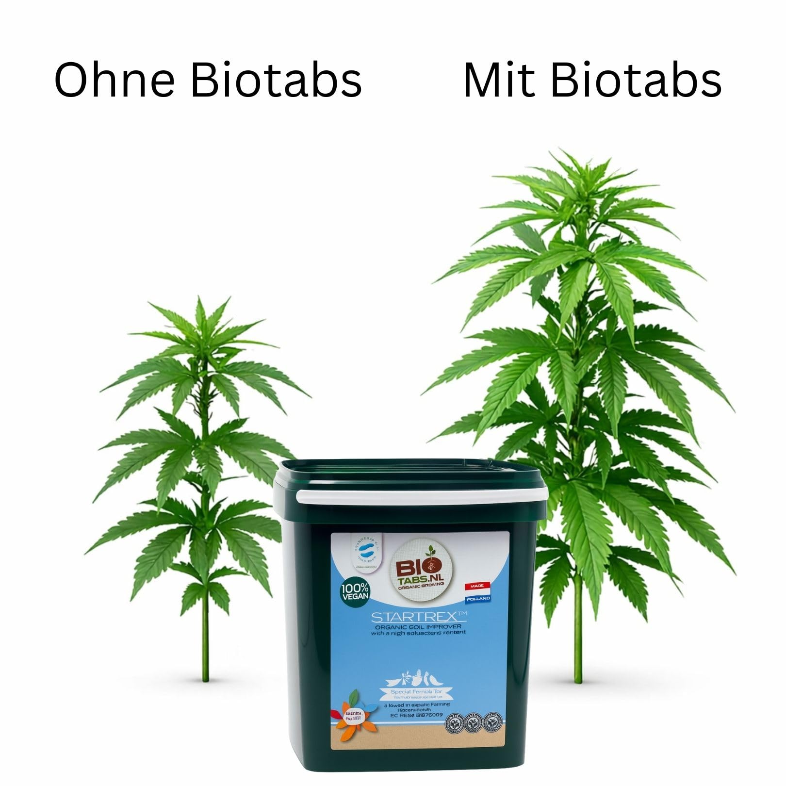 Weedness BioTabs Startrex 5000 g - Naturdünger Grow Flüssig Bio Orchideen Bonsai Organische Dünger