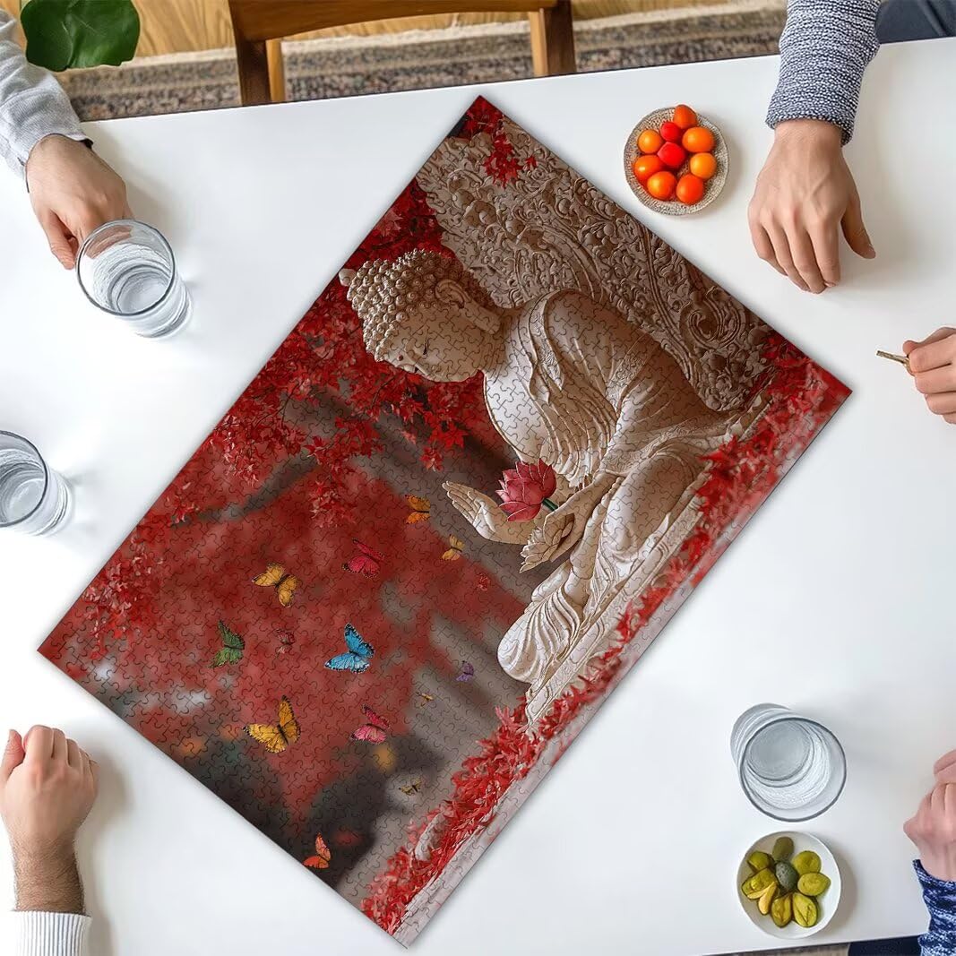 Puzzle 5000 sztuk, drewniane puzzle Zen dla dorosłych, prezenty dla kobiet