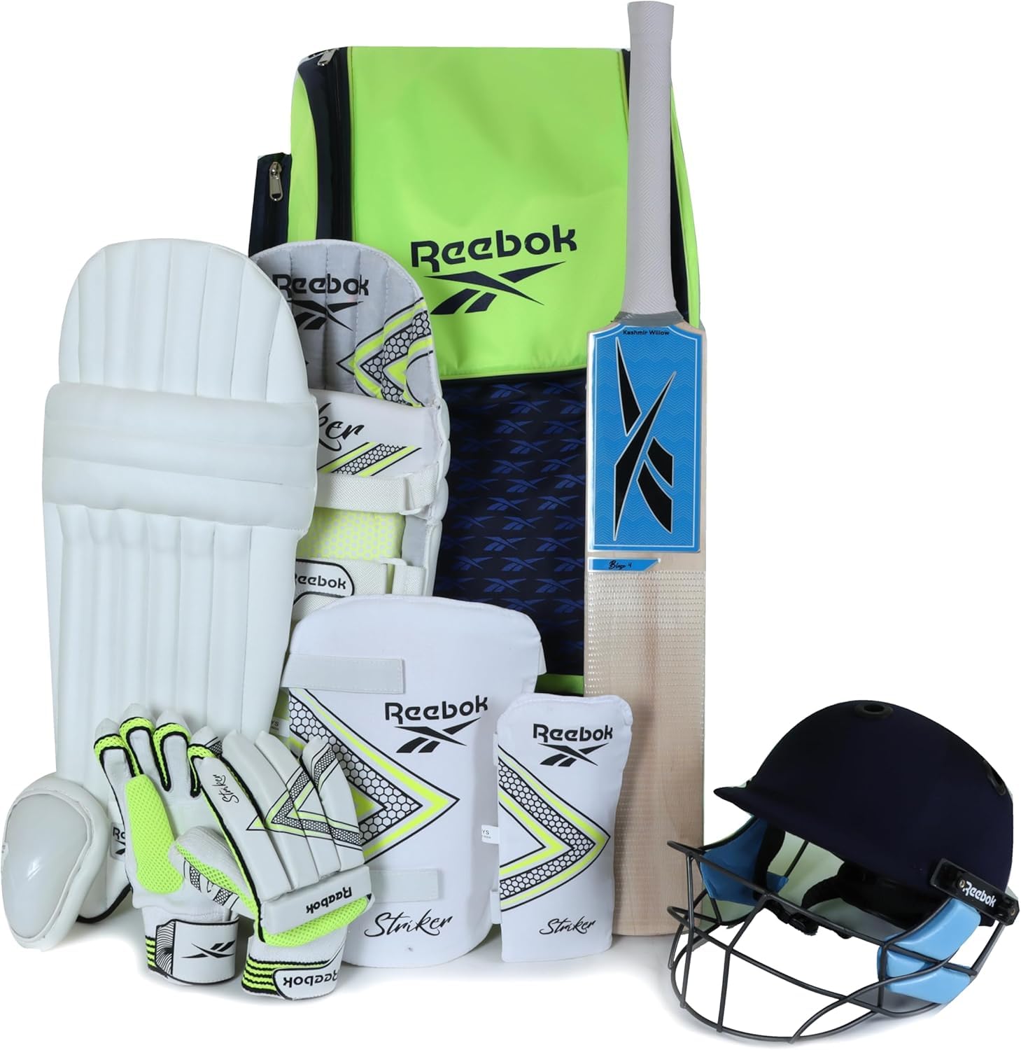 Reebok Striker Junior Cricket Kit - Complete Set for Kids (Junior Size 6)-image-12
