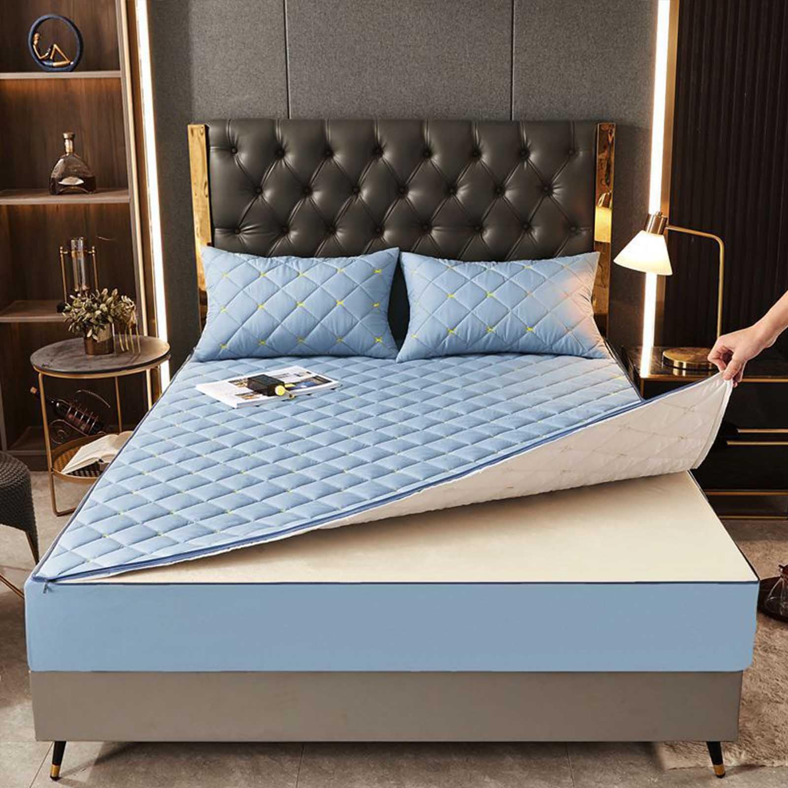 Housse Matelas 180x200 Renove Matelas Integral 15 Cm Fermeture éClair Housse Integrale Matelas Protection Matelas ProtèGe Matelas(#8,180x200+15cm)