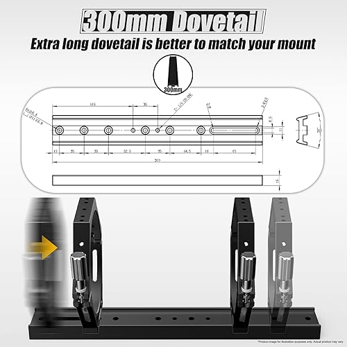 Miniatura 7 de SVBONY Telescopio SV550 APO, telescopio refractor apocromático trillizo F7 de 4.803 in, telescopio astronómico profesional con cola de milano