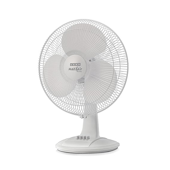 Buy USHA Maxx Air Ultra 400MM Table Fan (White) Online at Low Prices in India Amazon.in