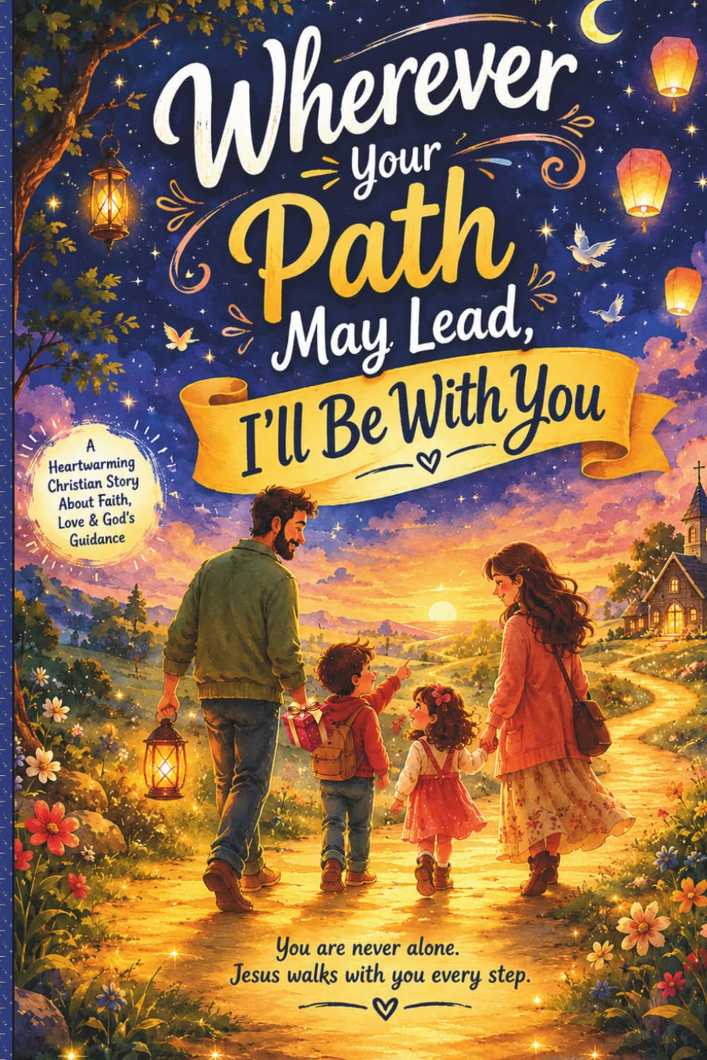 Wherever Your Path May Lead, I’ll Be With You: A Heartfelt Christian Rhyming Storybook About Faith and Following Jesus for Kids Ages 4-8