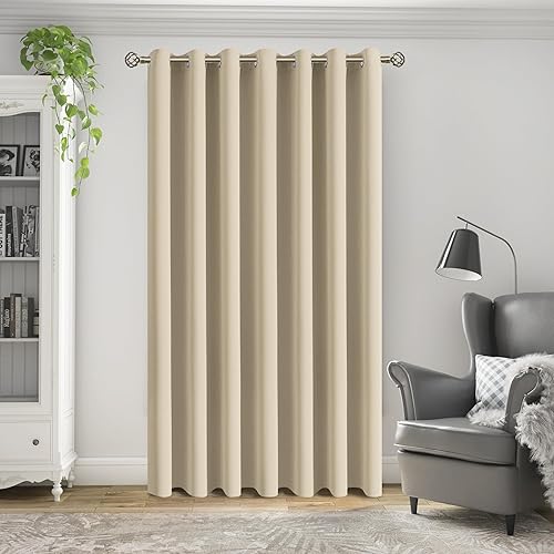 Miniatura 31 de BGment - Cortina para oscurecer habitaciones de 63 pulgadas de largo para dormitorio, cortina de ventana con bloqueo solar y aislamiento térmico